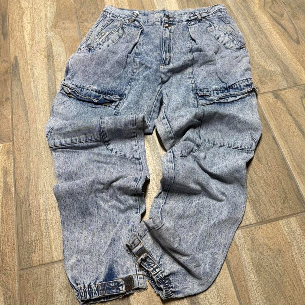 vintage denim cotler cargo pants